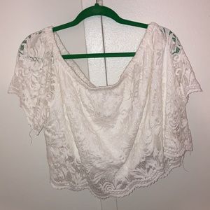 Off-Shoulder Crop Top